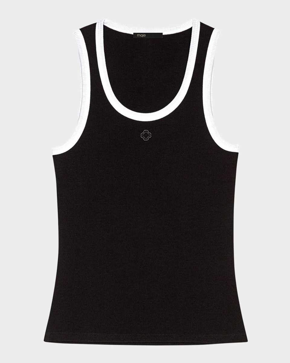 Logo-Embroidered Tank Top